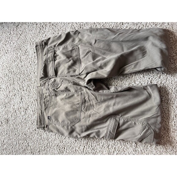 PrAna Pants Mens 38 x 32 Taupe Brown Slim Fit Performance Tech Outdoor Chino - Picture 6 of 9